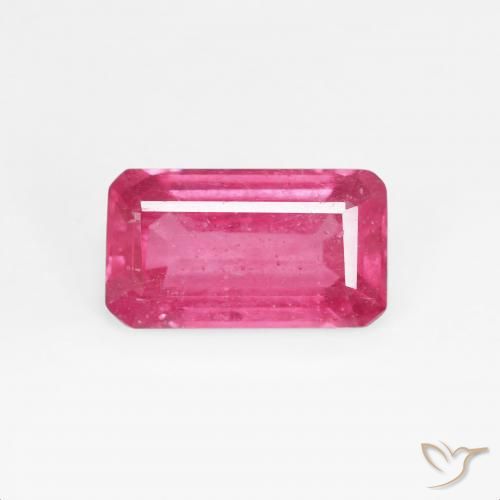 1.83ct 天然 中红 红宝石, 祖母绿式切割, VS