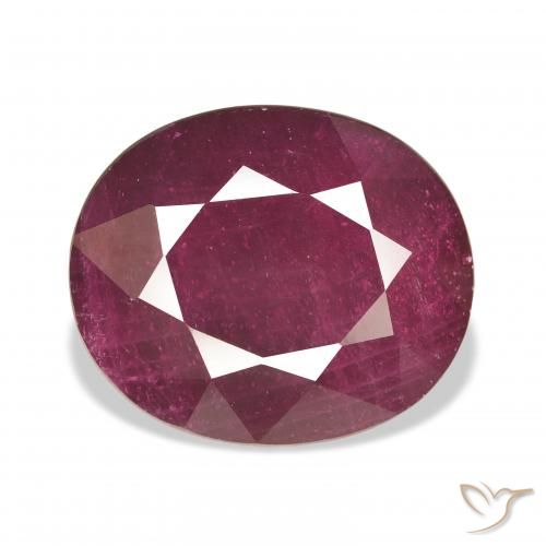 18.23ct 天然 中红 红宝石, 椭圆形, VS