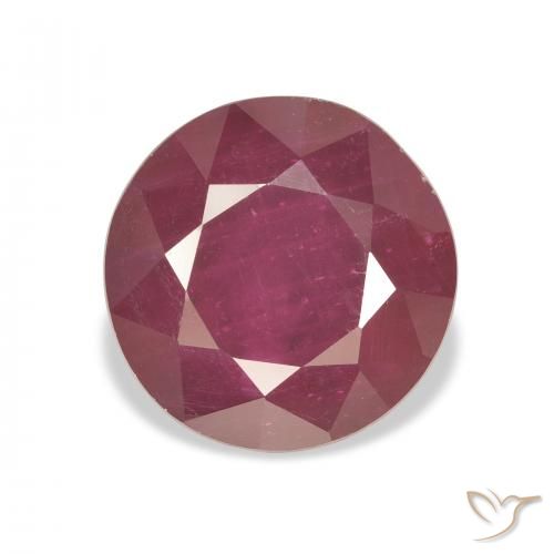 4.28ct 天然暗红色铁铝榴石石榴石, 椭圆形, VS