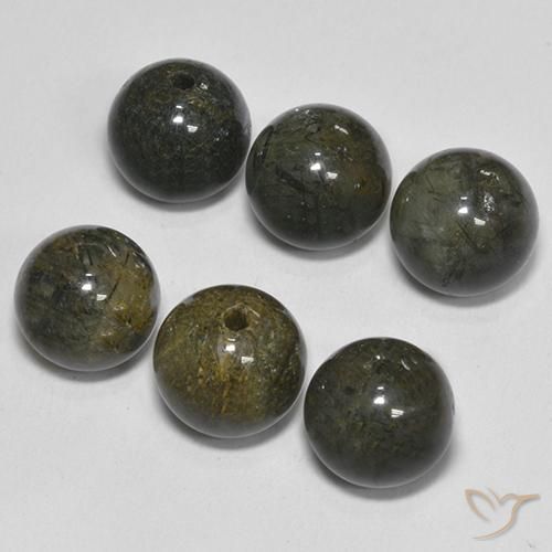 21.81克拉天然金红石石英，球形，半透明