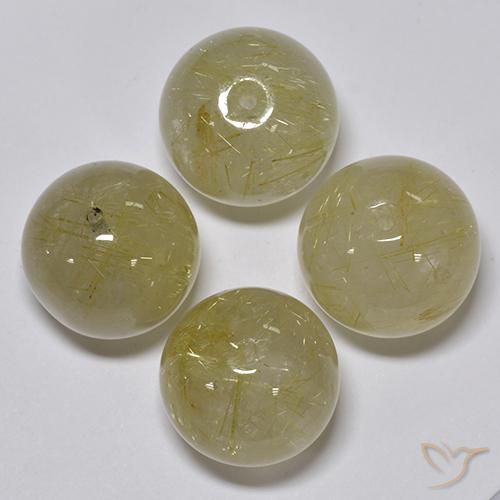 69.93克拉天然金红石石英，球形，透明