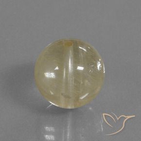10.33克拉天然金红石石英，球形，透明
