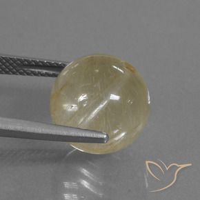 10.33克拉天然金红石石英，球形，透明