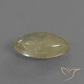 2.35克拉天然金红石石英，榄尖形，透明