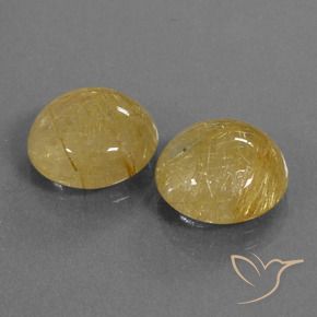 8.46克拉天然金红石石英，圆形的，透明
