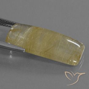 10.78克拉天然金红石石英，软垫，透明