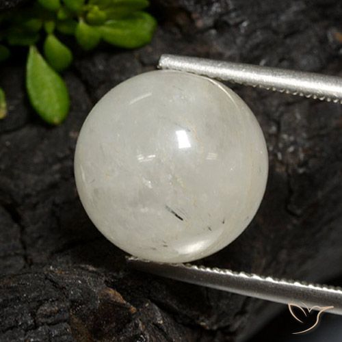11.38ct 天然 清除黑色 金红石石英, 球形, 半透明