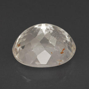 5.62克拉天然黄色金红石托帕石，椭圆形切割，11.2×9.3毫米，透明