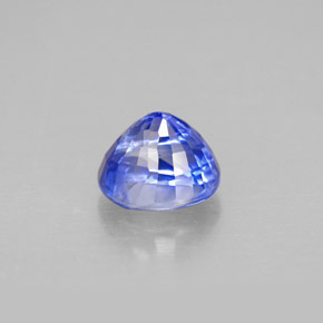 1.55克拉天然蓝宝石，椭圆形切割，6.6×5.5毫米，VS