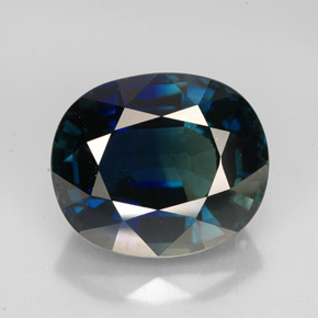 8.42克拉天然蓝宝石，椭圆形切割，12.6×10.7毫米，VVS