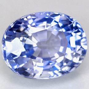 4.76克拉天然蓝宝石，椭圆形切割，10.5×8.2毫米，IF