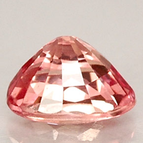 0.50克拉天然粉色蓝宝石，椭圆形切割，5×3.8毫米，VVS-VS