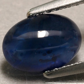 1.90克拉天然蓝宝石，透明，8.3×5.8毫米，透明/半透明