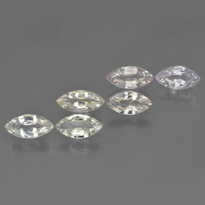2.79天然多色蓝宝石，马眼形，7.4×3.6毫米，VVS-VS