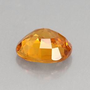 1.81克拉天然橙色蓝宝石，椭圆形切割，7.7×6.8毫米，VS-SI