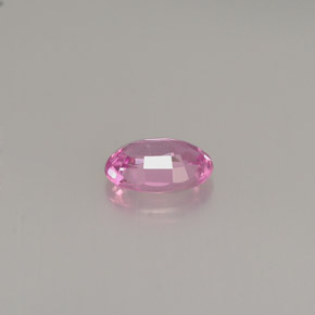 0.54克拉天然粉色蓝宝石，椭圆形切割，5.9×4.1毫米，VVS