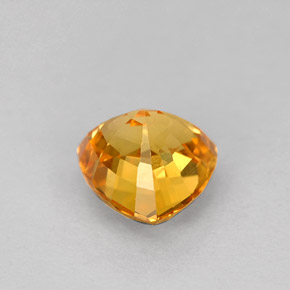 1.14克拉天然黄色蓝宝石，三角形，6.2×6毫米，VS