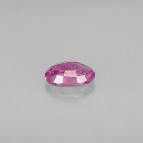 0.59克拉天然粉色蓝宝石，椭圆形切割，6×4.1毫米，VVS