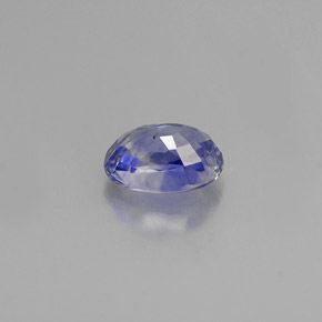 0.92克拉天然蓝宝石，椭圆形切割，6.4×4.6毫米，VS