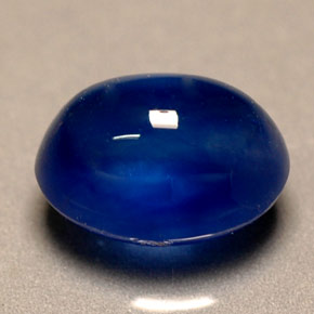 2.08克拉天然蓝宝石，透明，7.8×5.8毫米，透明/半透明