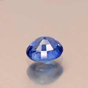 0.58克拉天然蓝宝石，椭圆形切割，5.1×4.2毫米，VS