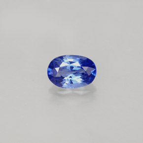 0.61克拉天然蓝宝石，椭圆形切割，5.9×4毫米，VVS