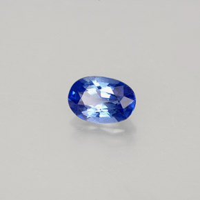 0.61克拉天然蓝宝石，椭圆形切割，5.9×4毫米，VVS