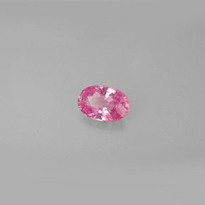 0.59克拉天然粉色蓝宝石，椭圆形切割，6.1×4.1毫米，VS