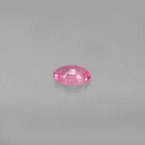 0.59克拉天然粉色蓝宝石，椭圆形切割，6.1×4.1毫米，VS