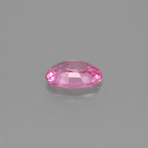 0.57克拉天然粉色蓝宝石，椭圆形切割，6.1×4.2毫米，VVS-VS