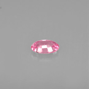 0.59克拉天然粉色蓝宝石，椭圆形切割，6×4.2毫米，VS