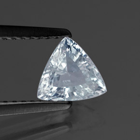 0.80克拉天然蓝宝石，三角形，6.3×5.8毫米，VS-SI