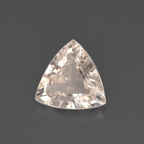 0.69克拉天然橙色蓝宝石，三角形，6.2×6.1毫米，VVS
