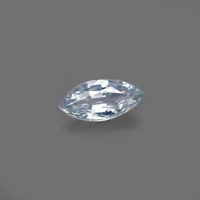 0.29克拉天然蓝宝石，马眼形，6.3×3毫米，VVS