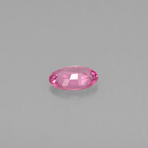 0.45克拉天然粉色蓝宝石，椭圆形切割，5.8×4.1毫米，VVS
