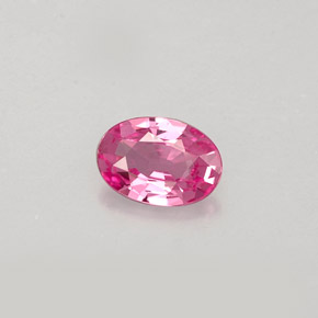 0.47克拉天然粉色蓝宝石，椭圆形切割，5.9×4.1毫米，IF