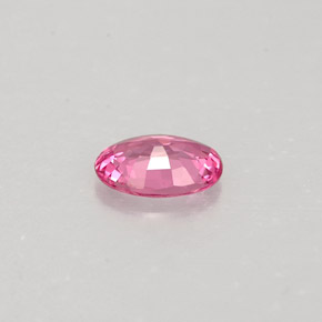 0.47克拉天然粉色蓝宝石，椭圆形切割，5.9×4.1毫米，IF
