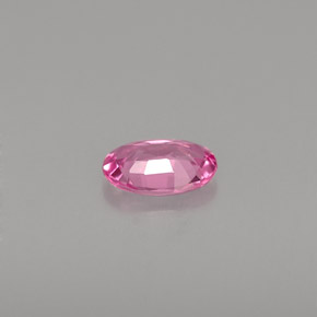 0.51克拉天然粉色蓝宝石，椭圆形切割，6.2×4.1毫米，VVS