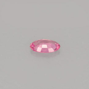 0.42克拉天然粉色蓝宝石，椭圆形切割，5.9×4毫米，IF