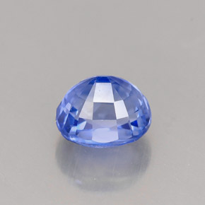 1.02克拉天然蓝宝石，椭圆形切割，5.5×4.9毫米，VVS-VS