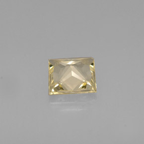0.82克拉天然黄色蓝宝石，方形，5.6×5.5毫米，VVS