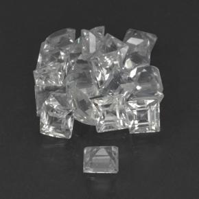 1.69天然白色蓝宝石，方形，2.3×2.3毫米，VVS-VS