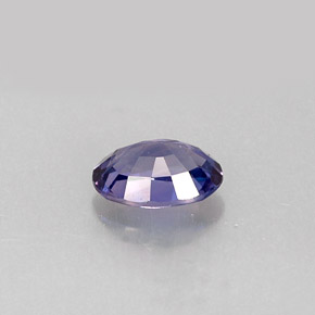 0.57克拉天然蓝宝石，椭圆形切割，5.9×4.1毫米，VS