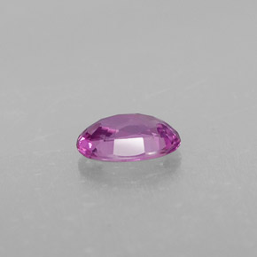0.57克拉天然紫色蓝宝石，椭圆形切割，6.1×4.2毫米，VVS-VS