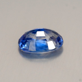 0.95克拉天然蓝宝石，椭圆形切割，7×4.9毫米，VS