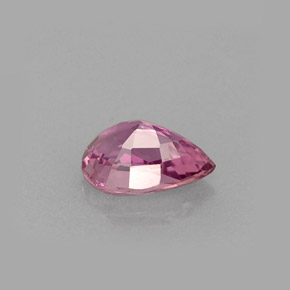 0.60克拉天然粉色蓝宝石，梨形，6.1×4.1毫米，VVS-VS
