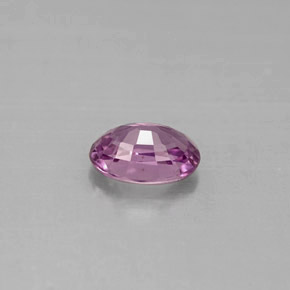 0.63克拉天然紫罗兰色蓝宝石，椭圆形切割，6×4.1毫米，VVS-VS