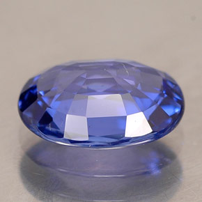 2.30克拉天然蓝宝石，椭圆形切割，9.5×7.2毫米，IF