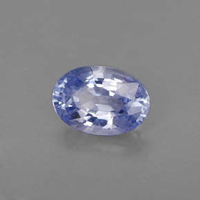 0.59克拉天然蓝宝石，椭圆形切割，5.9×4.1毫米，VS