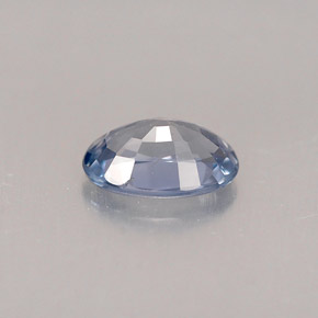 0.56克拉天然蓝宝石，椭圆形切割，6.1×4.1毫米，VVS-VS